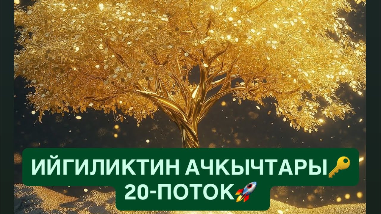 ЖАШООНУ ОЗГОРТУУГО БИРИНЧИ КАДАМ🎯1-САБАК🚀БУЛ САБАК СИЗДИ БИР АЙДА ИЙГИЛИКТУУ КЫЛАТ💯