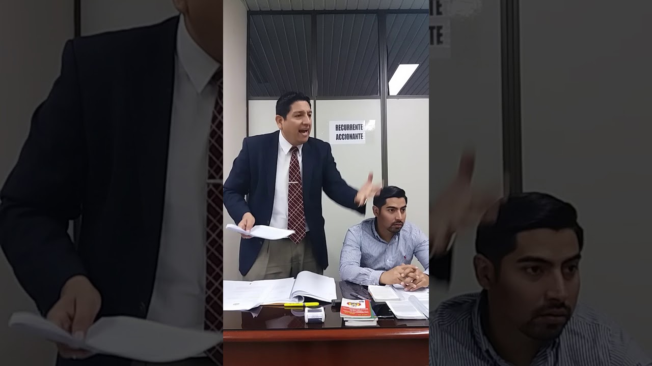 Abogado Penalista en audiencia de Acción de Libertad