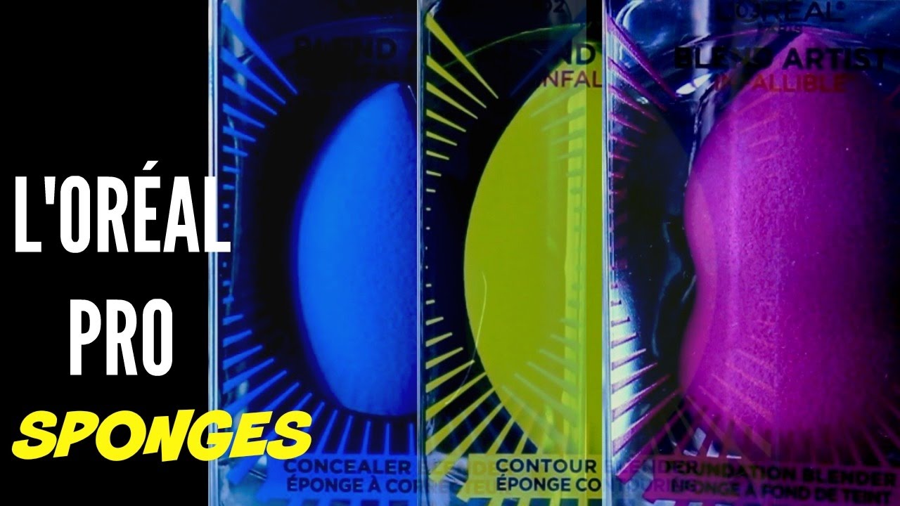 L'Oréal Infallible Blend Artist Sponges How To & Review Video I ByBare
