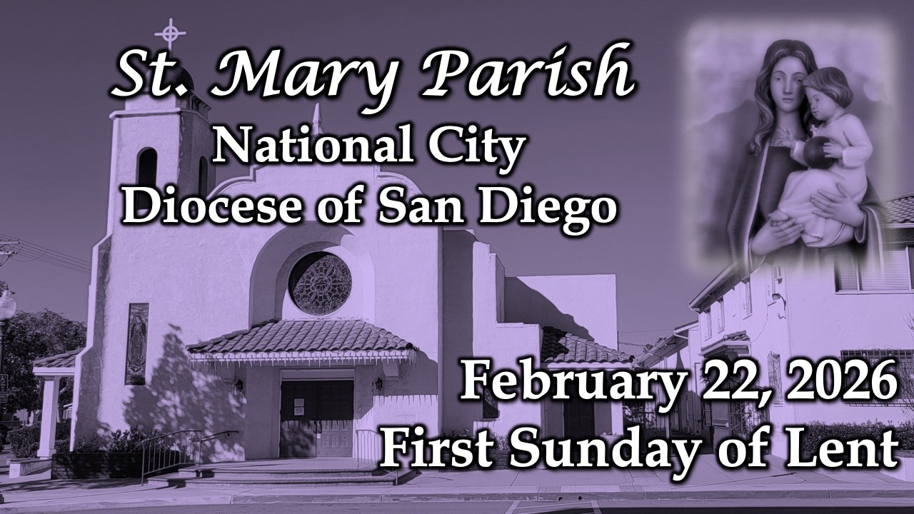 Holy Mass | 1st Sunday of Lent | February 22, 2026