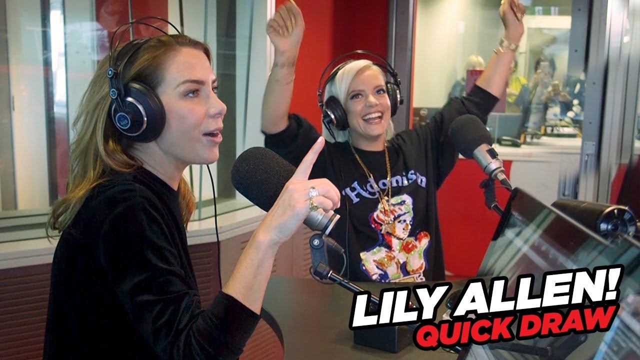 Lily Allen gets COMPETITIVE with Kate Ritchie in Quick Draw!