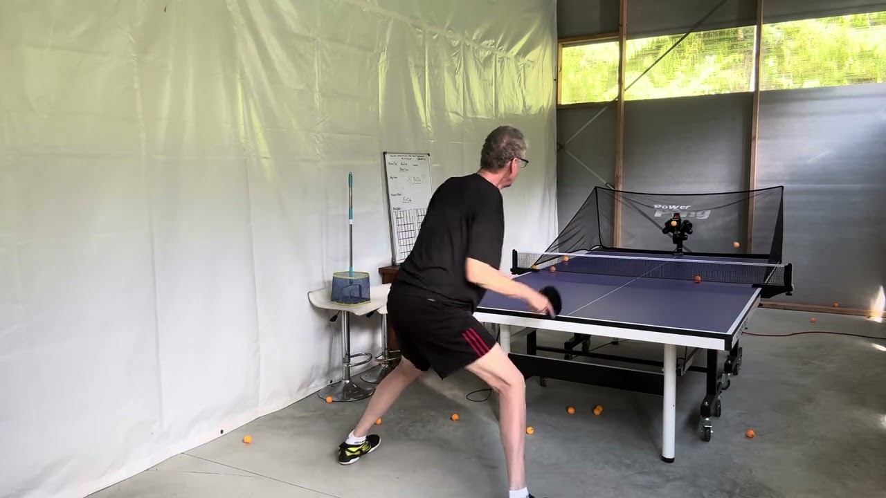 Forehand training trying to get power from my hip 
