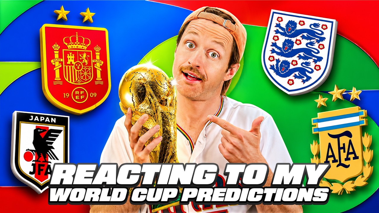 REACTING TO MY WORLD CUP 2026 PREDICTIONS!