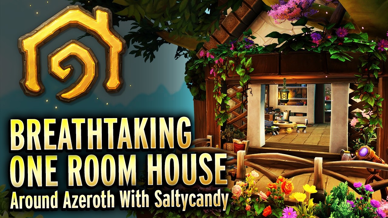 HOW?! INSANE Massive House Crammed In ONE ROOM! Around Azeroth with Saltycandy