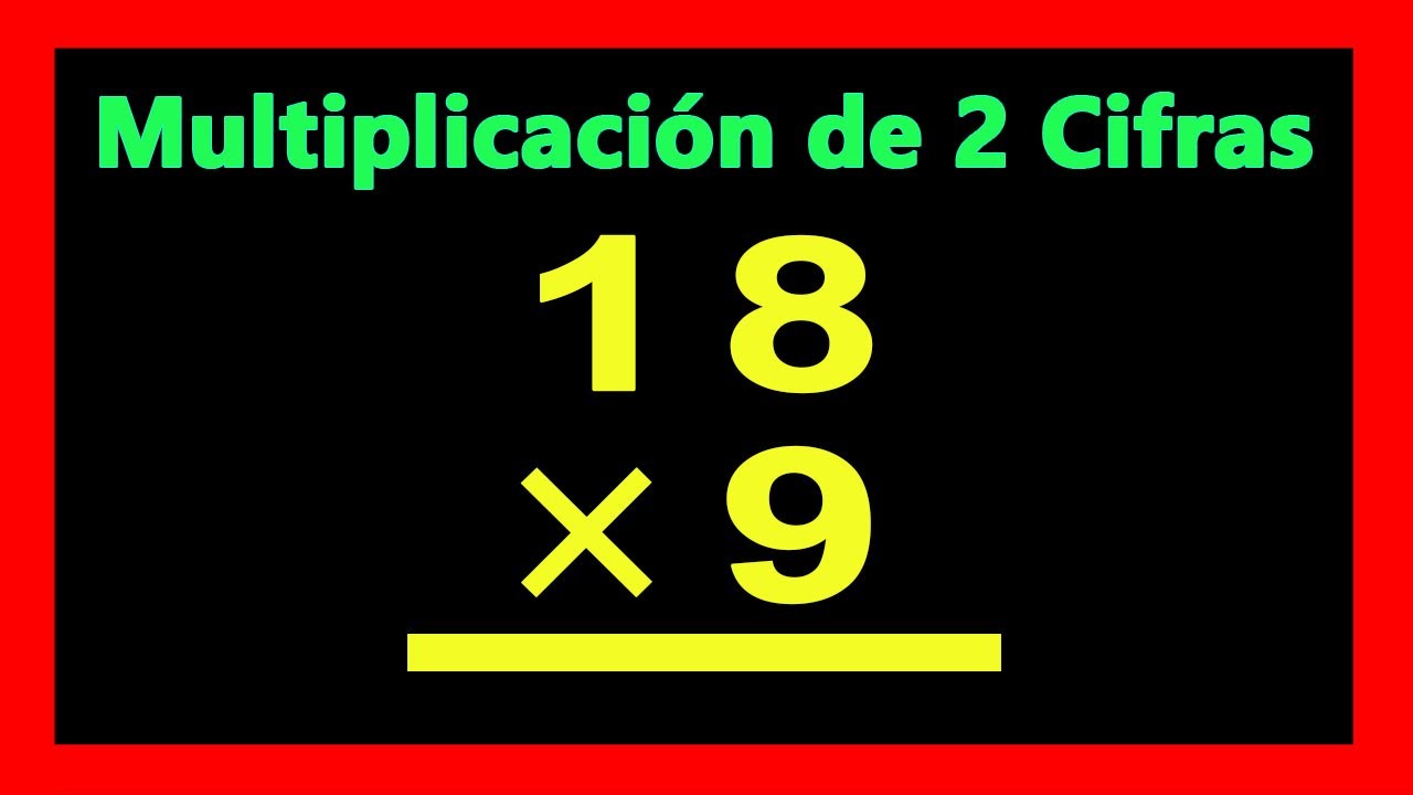 ✅👉 Multiplicaciones de 2 cifras y 1 abajo