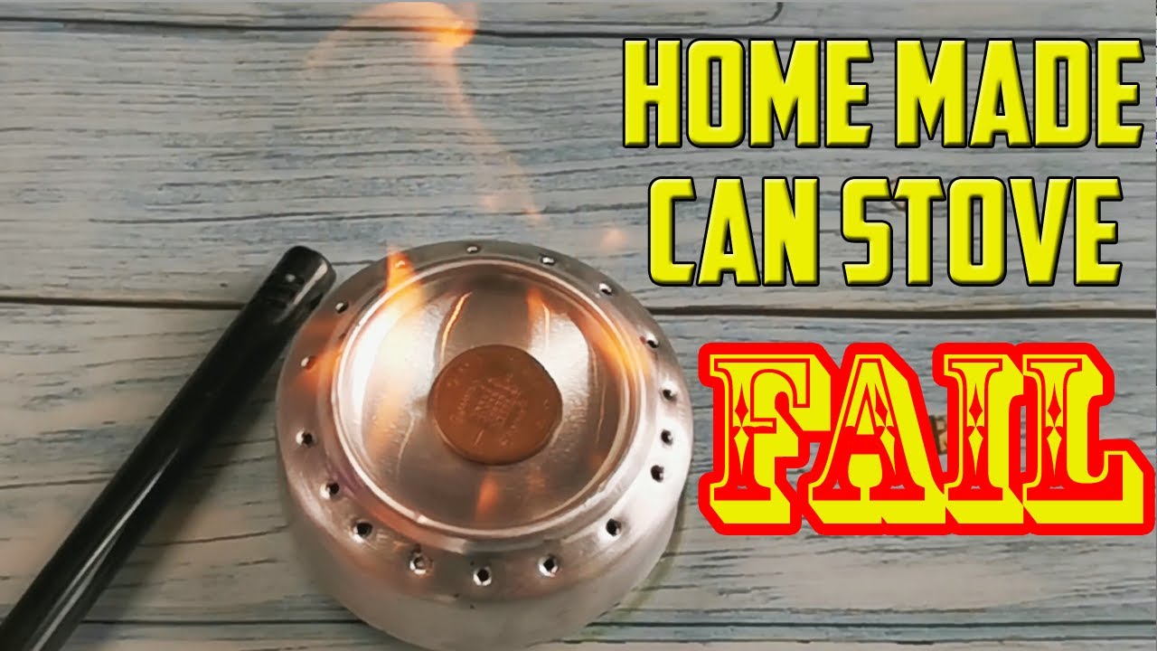 Penny Can Alcohol Stove Fire FAIL