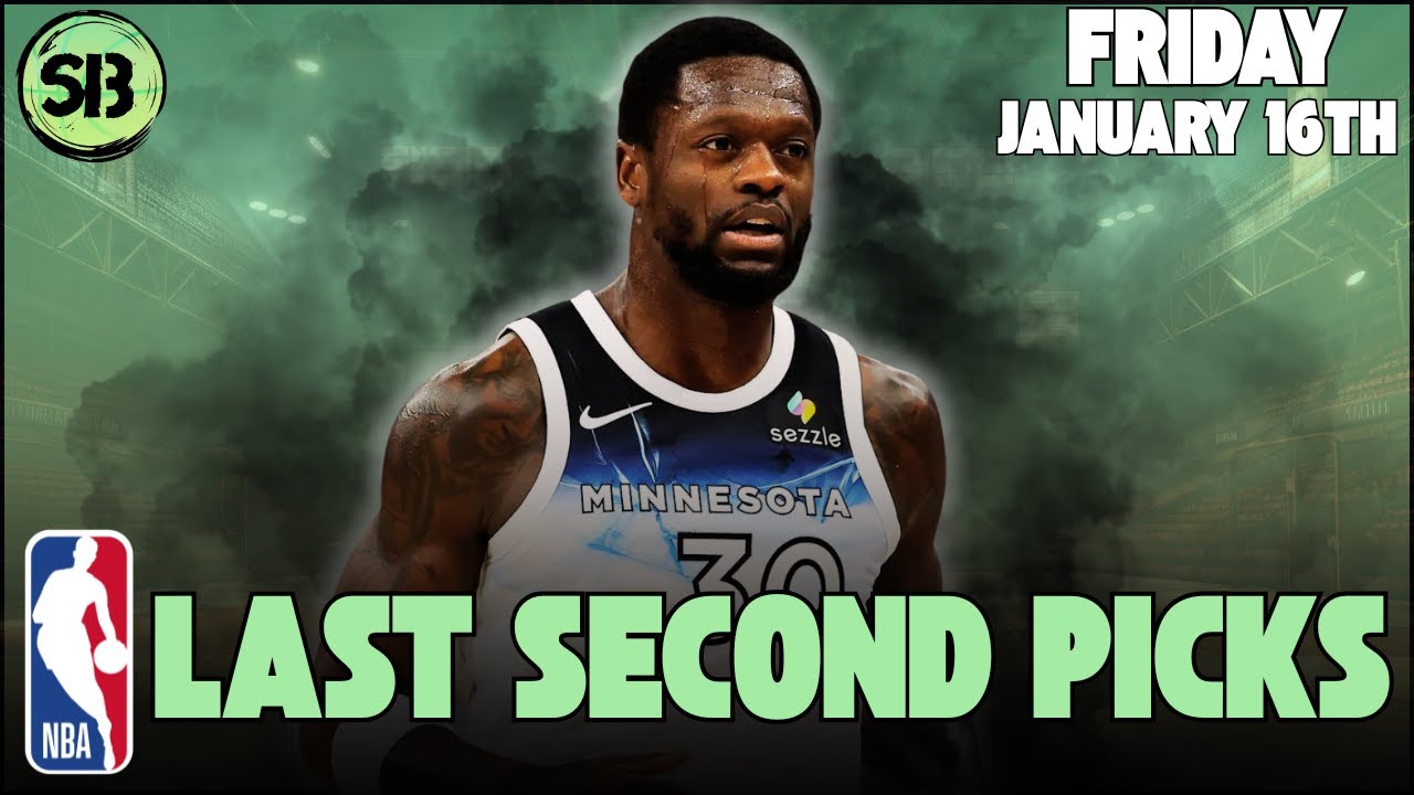 NBA Slate Breakdown | Player Props, Best Bets, Value Hunting | Friday January 16th