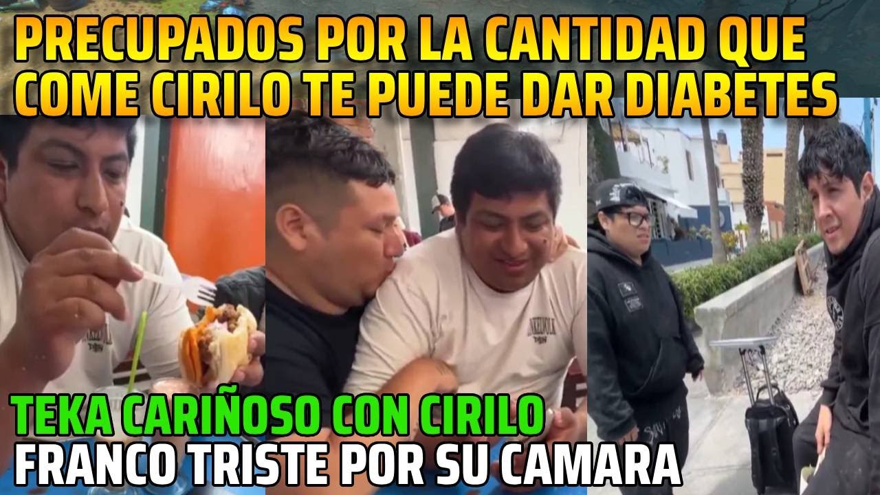 😂PRECUPADOS POR LA CANTIDAD QUE COME CIRILO TE PUEDE DAR DIABETES😂😂FRANCO TRISTE POR SU CAMARA😂