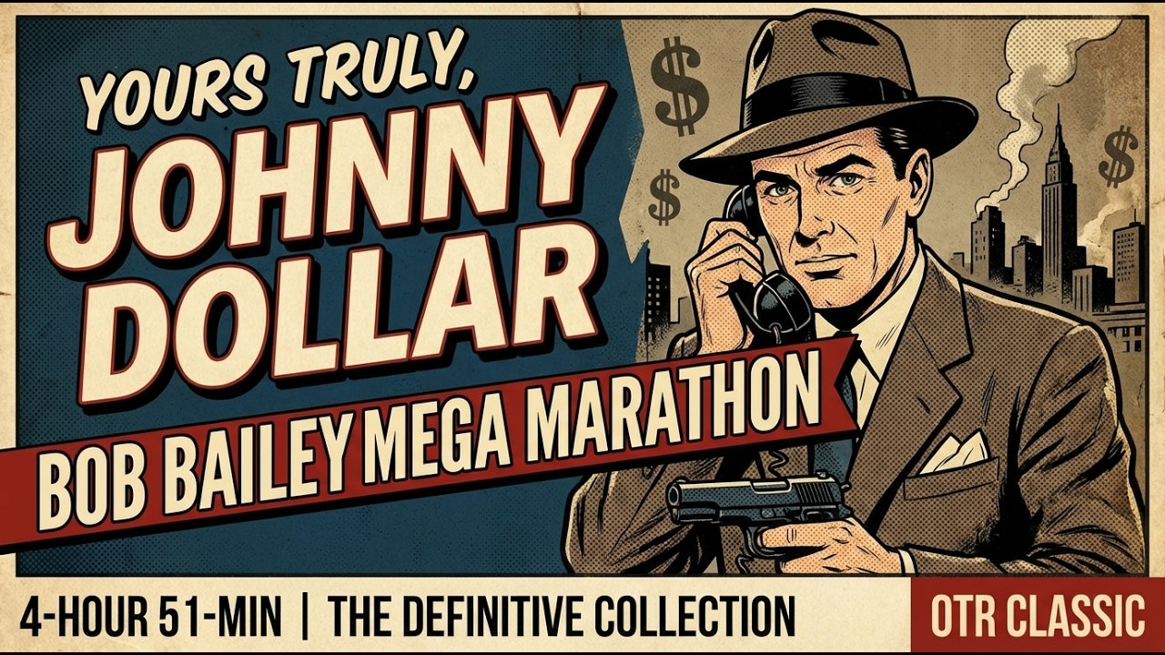 Yours Truly, Johnny Dollar | 291 Minutes of Bob Bailey’s Greatest Cases: Pristine Audio