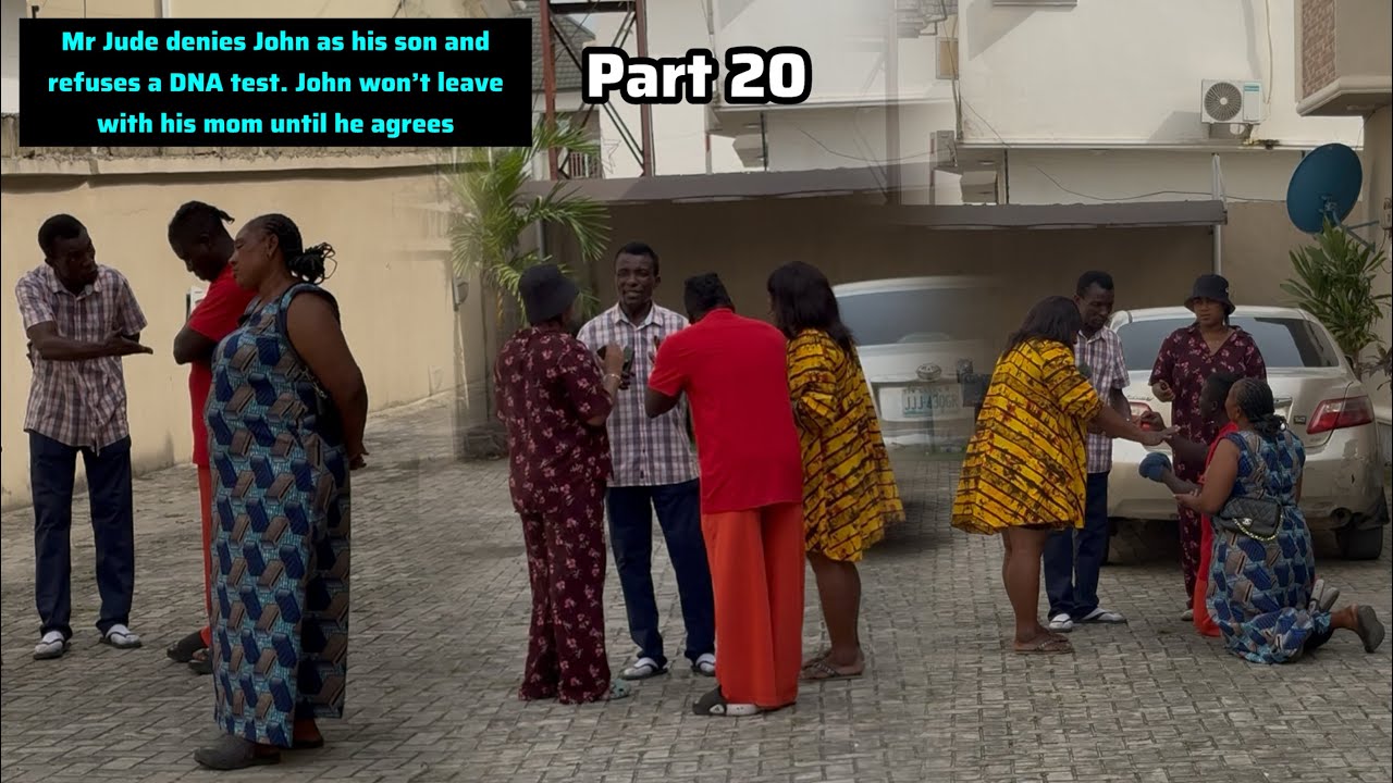 Mr Jude denies John as his son and refuses a DNA test. John won’t leave with his mom until he agrees