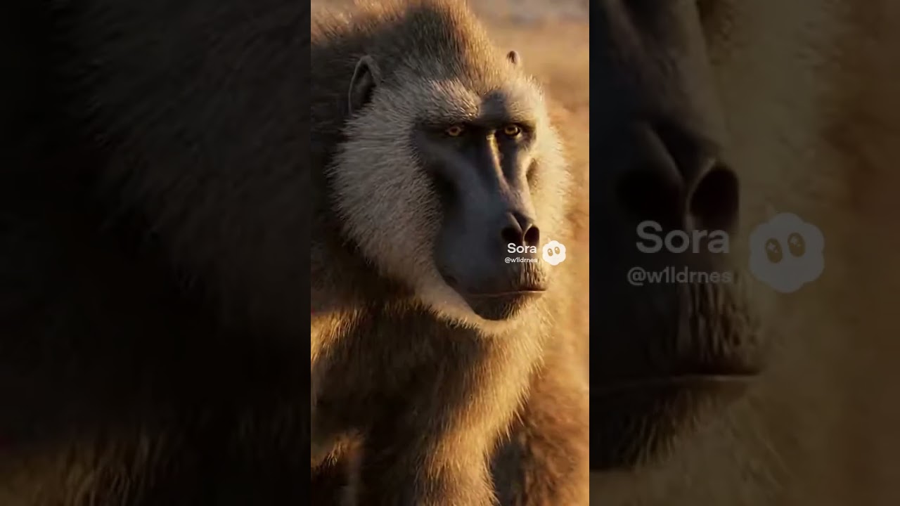 A Troop of Dinopithecus wandering the 