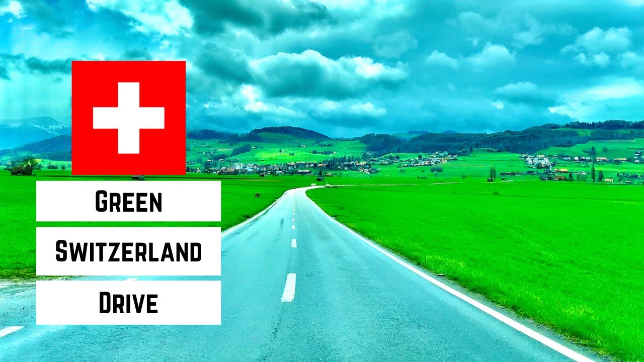 Green Paradise: A Scenic Drive Through Switzerland's Countryside