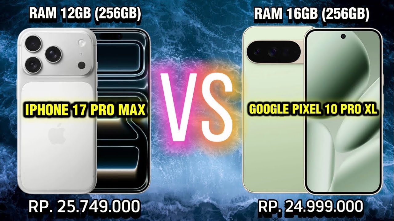 Perbandingan HP Flagship Terbaru 2026 - iPhone 17 Pro Max vs Google Pixel 10 Pro XL!🔥