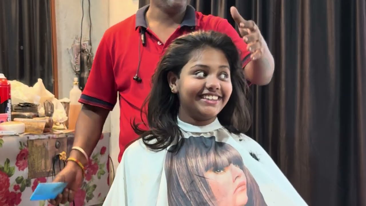 Girls Short Haircut | School Girls & Boys Haircut in Salon | Stylish Short Haircut