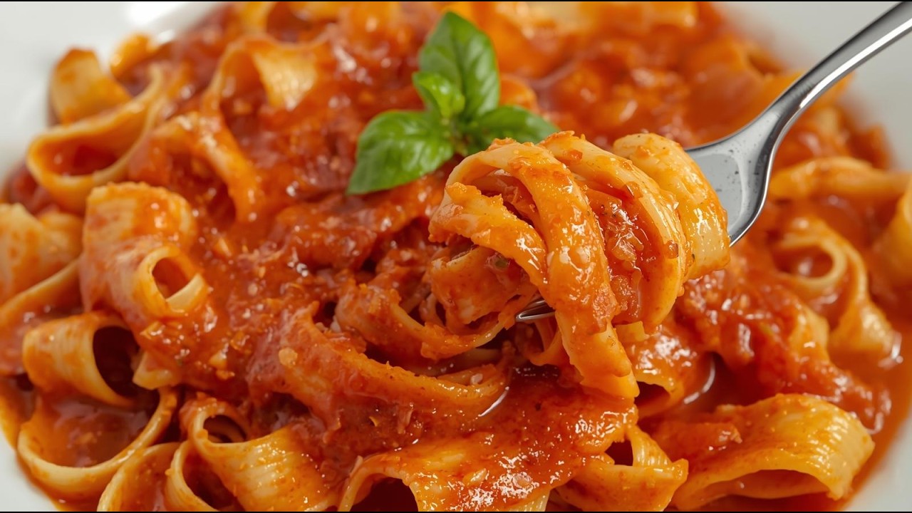 Cómo Hacer TAGLIATELLE CASERAS SIN MÁQUINA en Pocos Minutos (Pasta Fresca Fácil)
