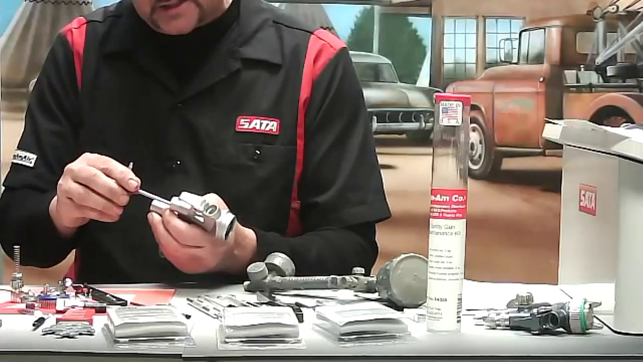 Cleaning And Maintaining Your Automotive Spray Guns With SATA