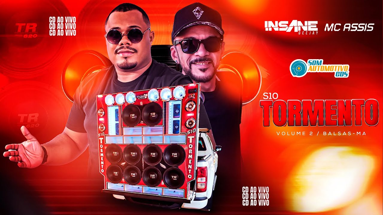 CD S10 TORMENTO VOLUME 2 - INSANE DJ E MC ASSIS AO VIVO