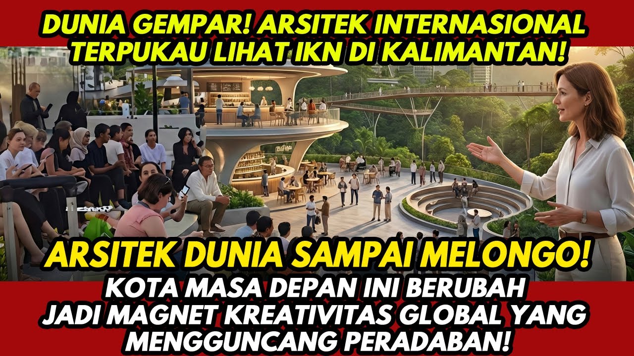 TAK DISANGKA! Hutan Kalimantan Jadi Kota Masa Depan, IKN Magnet Kreativitas Global Paling Bergengsi!