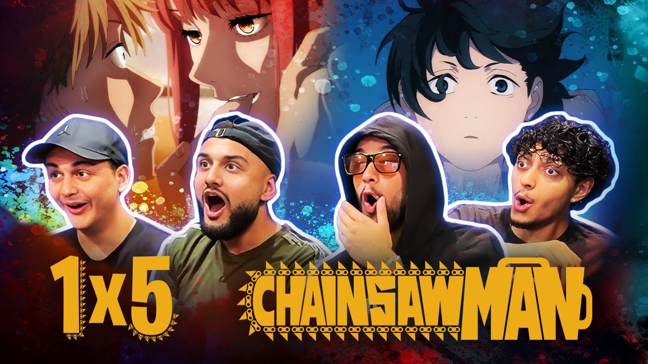 MAKIMA IS WAY TOO GOOD AT THIS!! 😳 | BROTHERS watch Chainsaw Man 1x5 