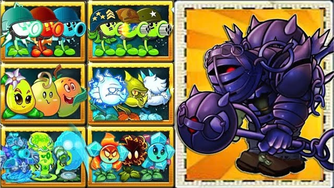 Pvz 2 Challenge - Random Team 3 Plants Vs Obsidian Gargantuar Zombie - Who Will Win?