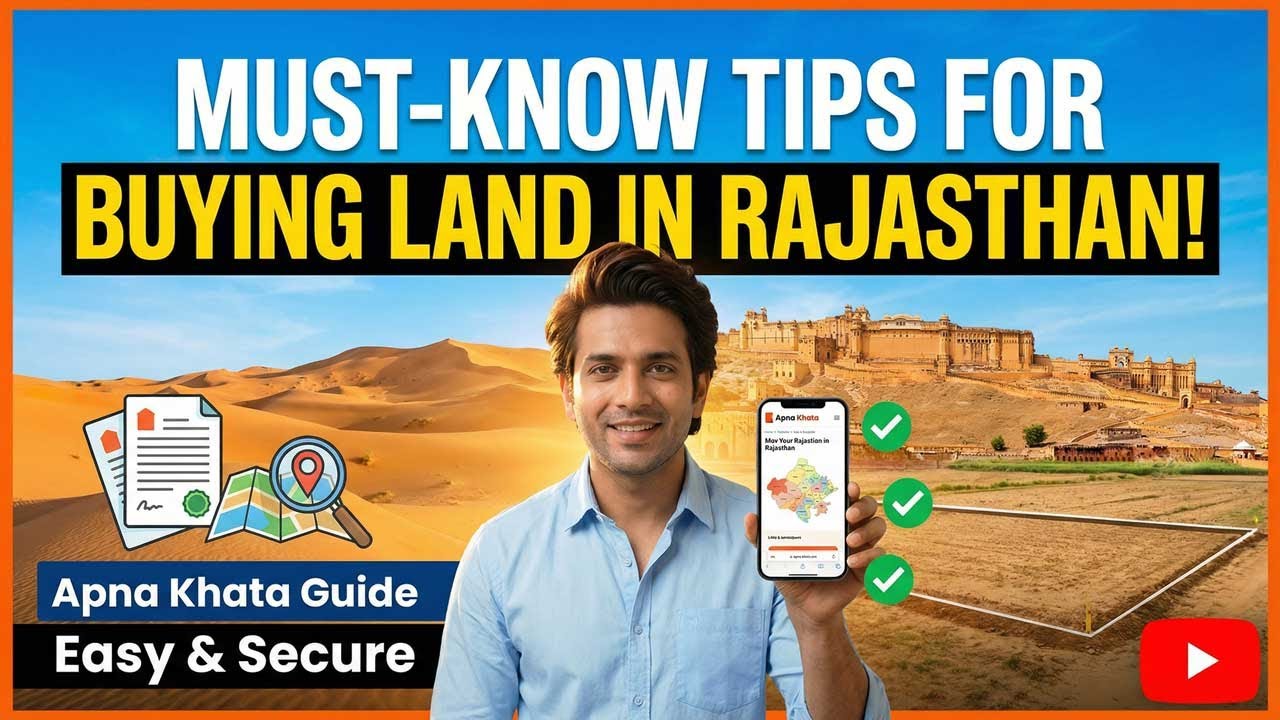Planning to Buy Land in Rajasthan? Here's What You Need to Know on Apna Khata Rajasthan