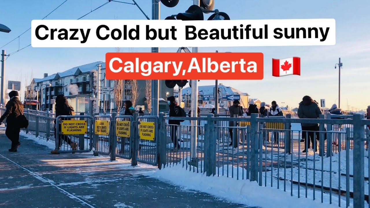 Extreme cold morning in Calgary, Alberta, Canada, February 23, 2022 | Calgary life in Cold weather
