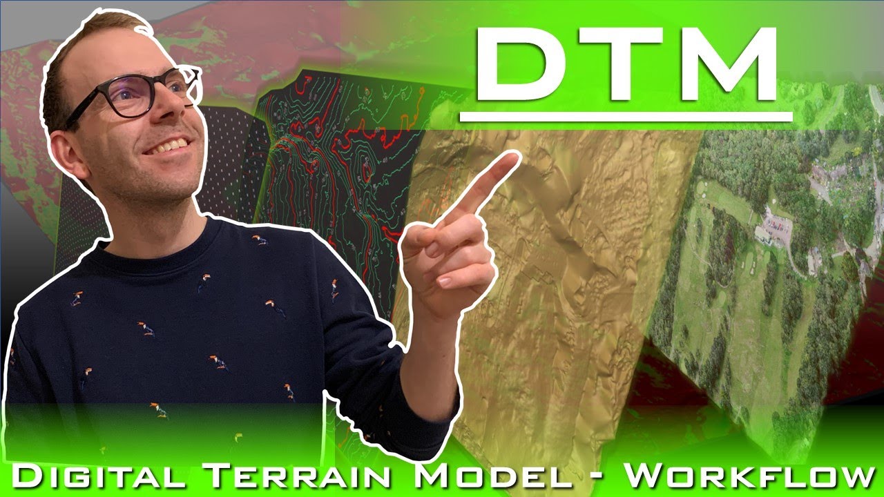 Step up DTM Workflow - Drone Survey  | Cyclone 3DR | Klaus Rieke