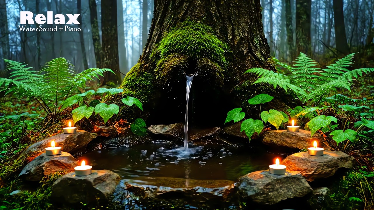 Gentle Water Ambience & Healing Music 🌿 Relax, Restore & Sleep Deeply