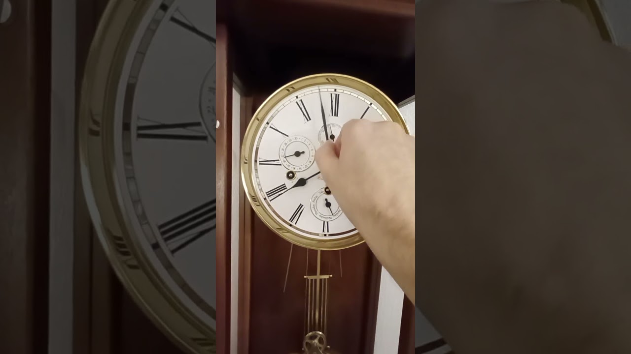 Wanduhr Seilzug-Regulator Wallclock Hermle mit Wiener Schlag Germany
