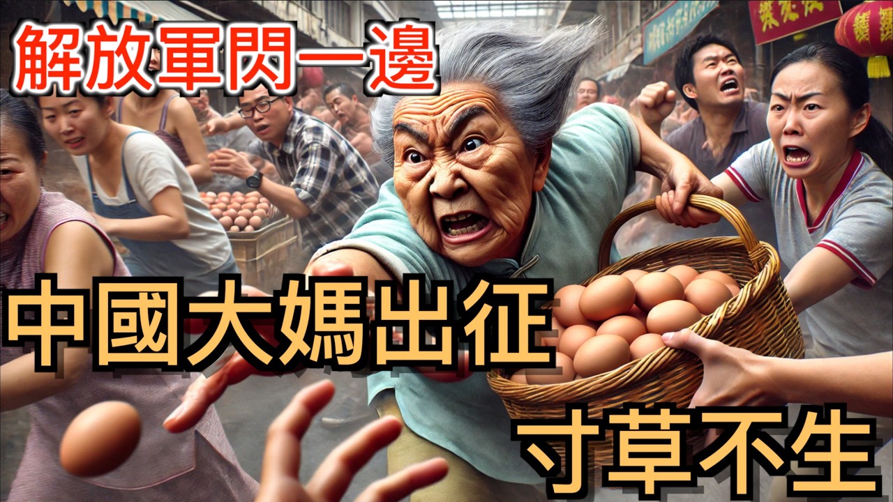 中國大媽出征, 寸草不生, 禍害全球! 武統台灣,三千大媽足矣! 中國大媽現象背後的原因。