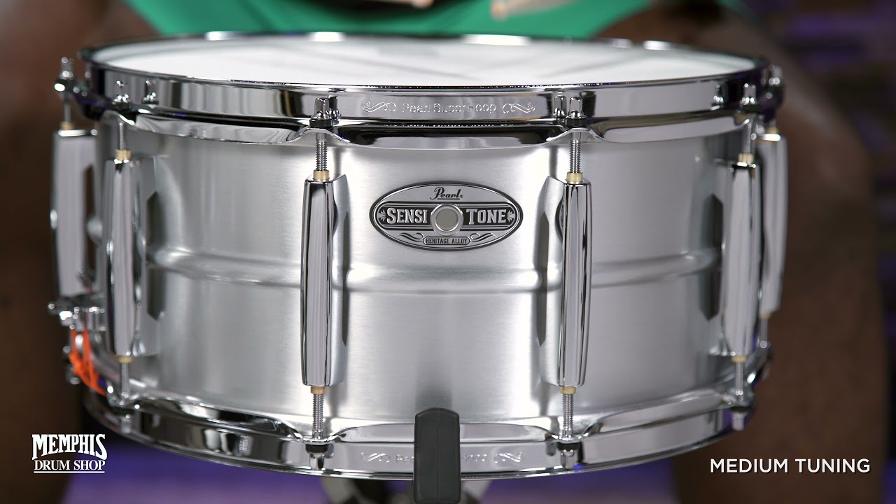 Pearl 14x6.5 SensiTone Heritage Alloy Aluminum Snare Drum (STH1465AL)