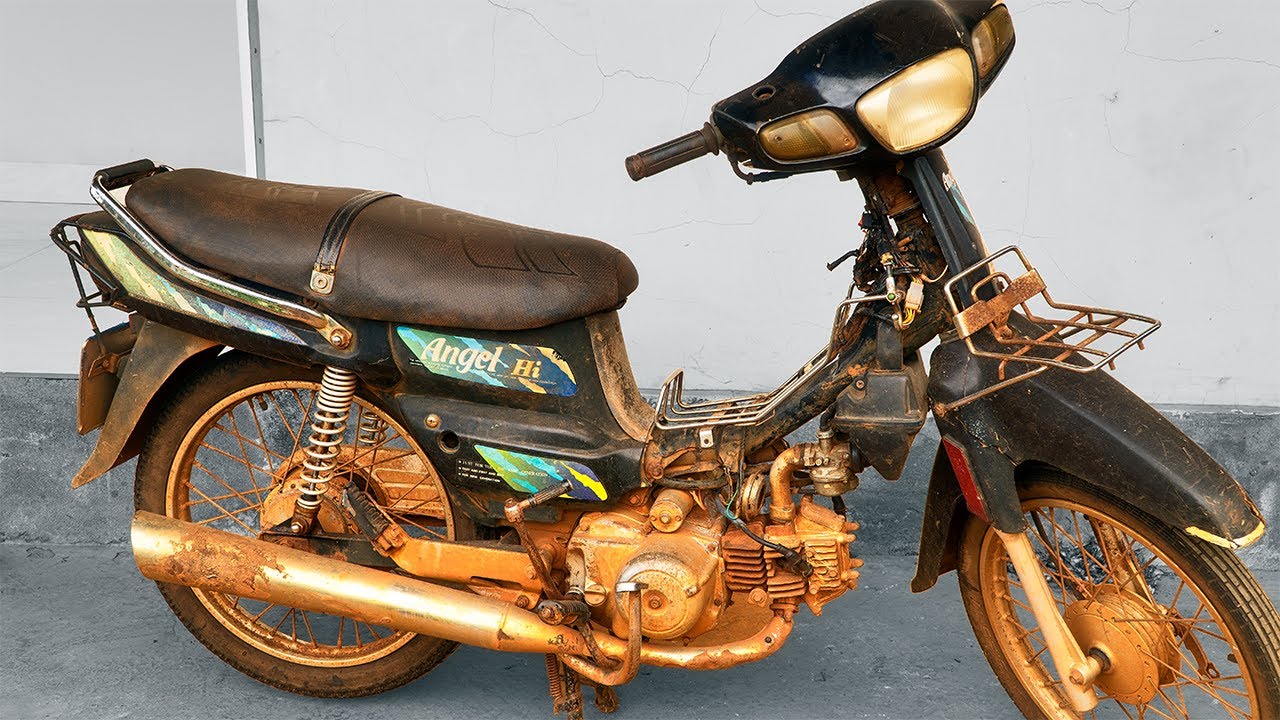 1990 SYM Angel Hi Restoration | Restoration Abadoned Old Motorcycle After 33 Years of use