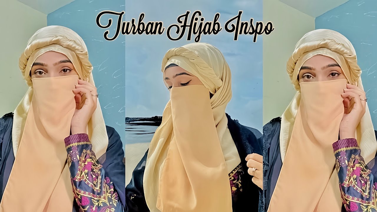 Turban Hijab Inspo | Turban Hijab Style | Easy and Stylish Hijab tutorial |