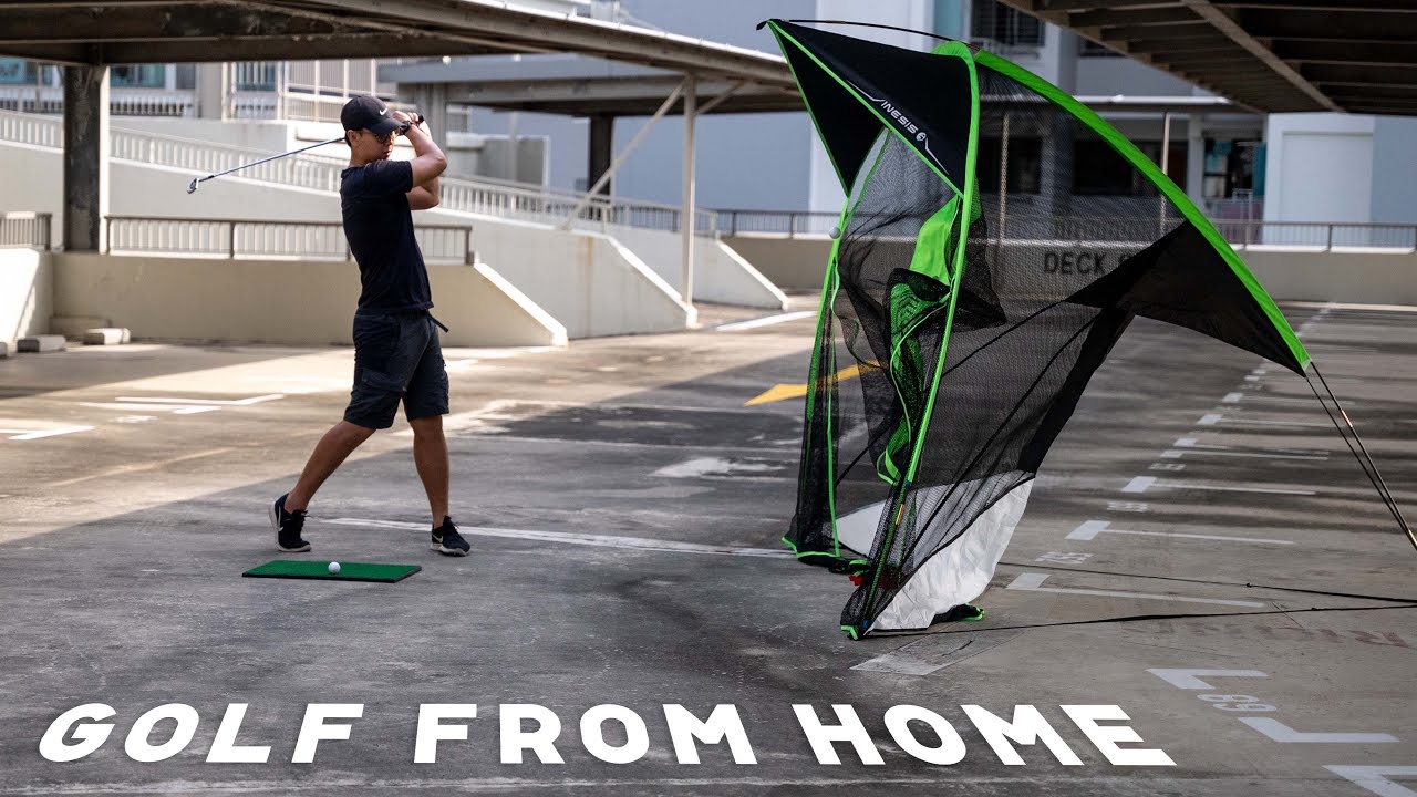 Golfing Equipment From Decathalon (Product Review) |  Practice Net, Practice Range Mat & Putting Set