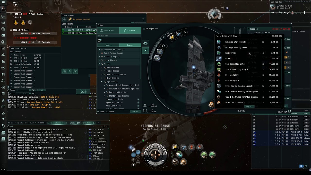 Eve Exploration Guide Suplement to Part 3- Importance of Local and Dscan, Staying alive