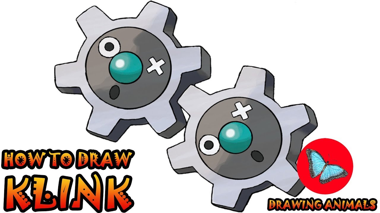 How To Draw Klink Pokemon | Drawing Animals