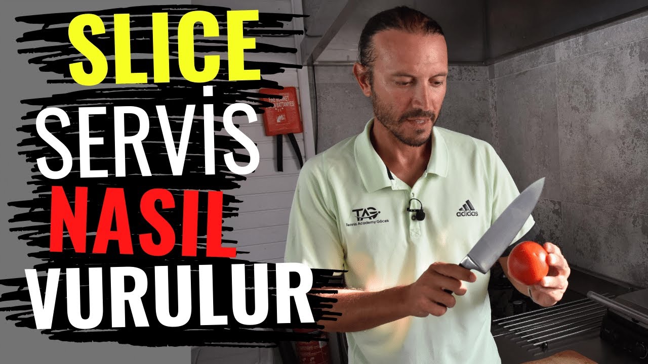 SLiCE Servisi DOMATESLE Anlatmak:) - How to Hit Slice Serve ?