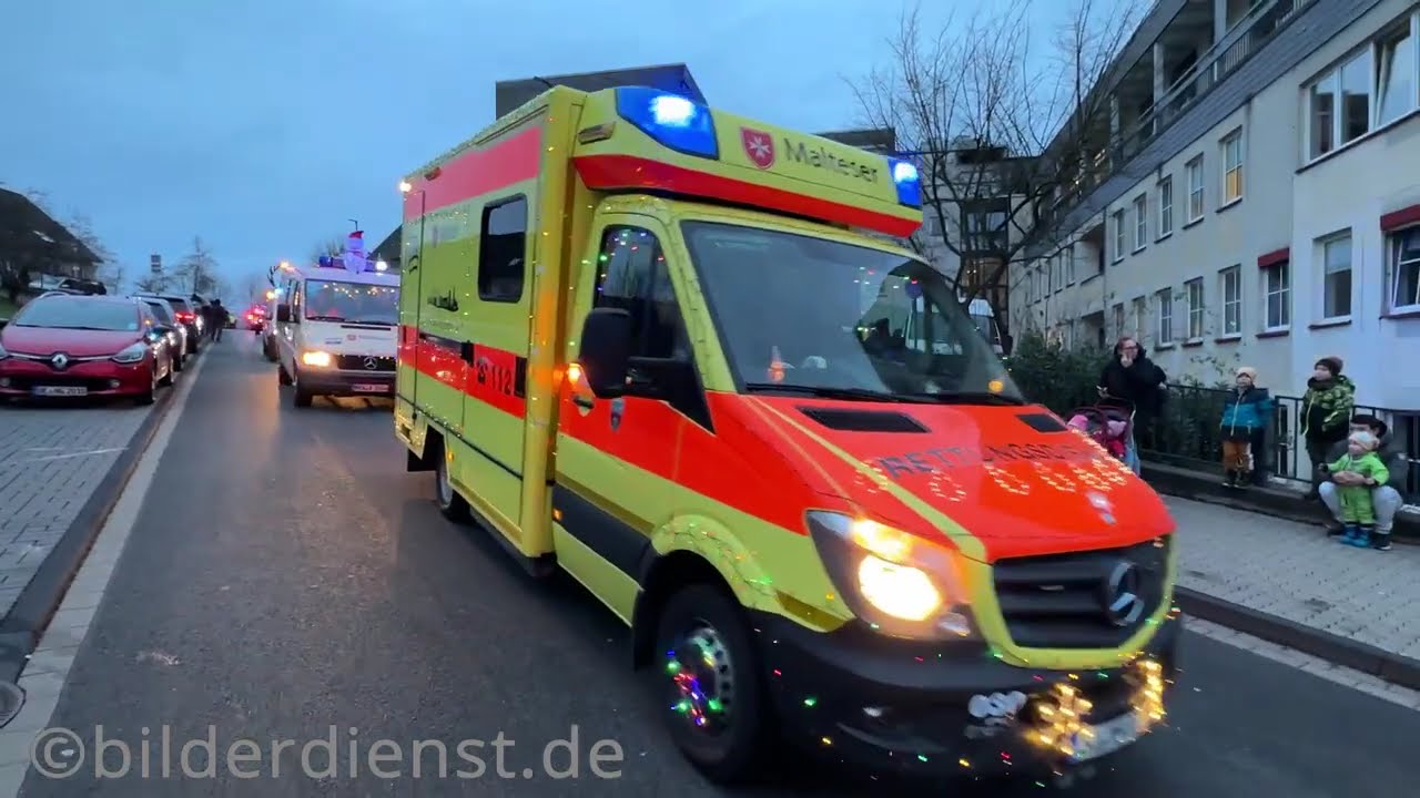Lichterfahrt durch die Siegener Innenstadt