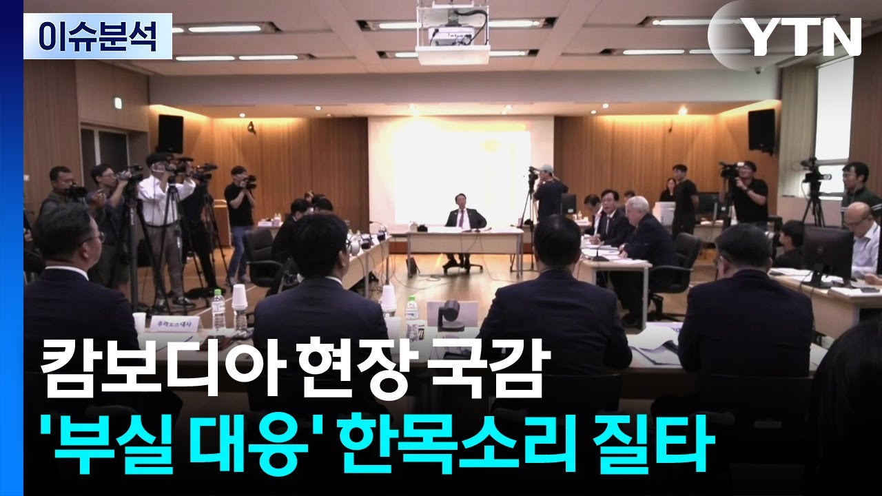 캄보디아 현장 국감...'대사관 부실 대응' 한목소리 질타 / YTN