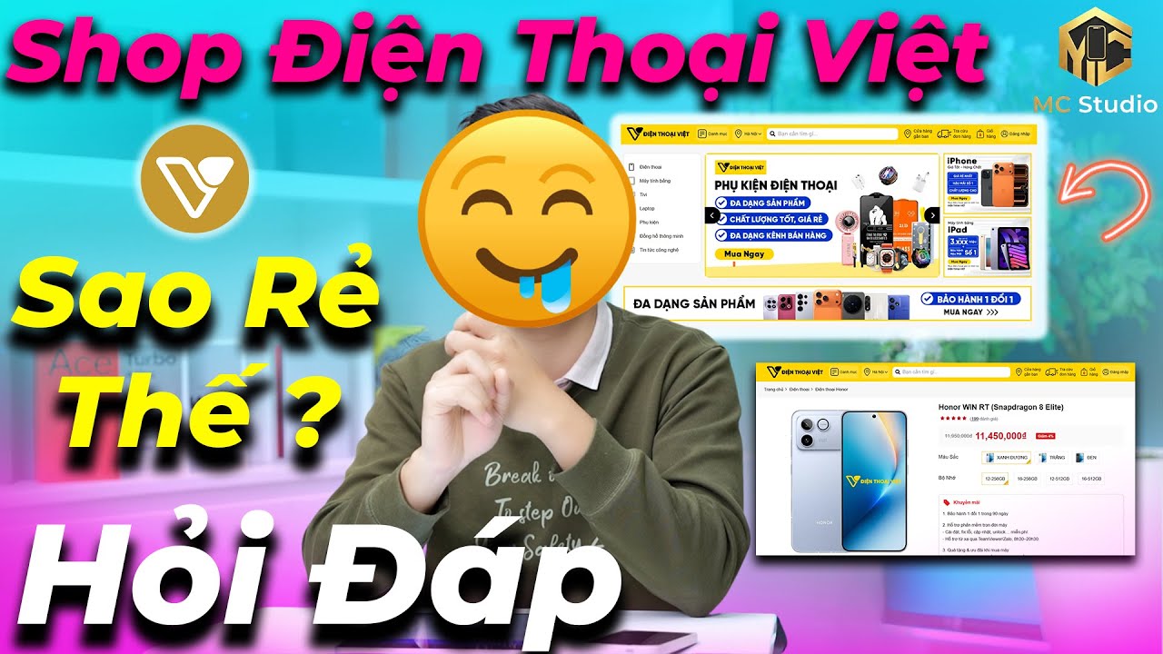 Tại sao Điện Thoại Việt rẻ thế? Asus ROG Phone 5 Vs Redmi K60E? Realme GT8 Vs iQoo 15?