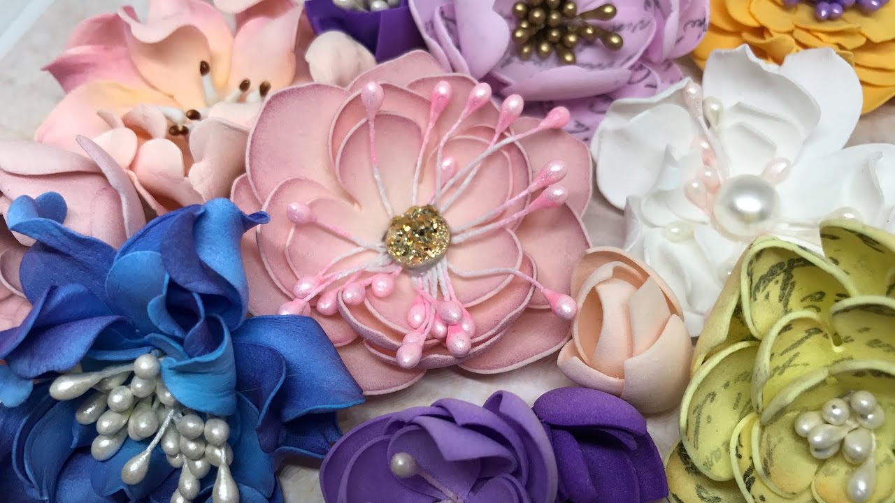 Making Foamiran Flowers - part 2