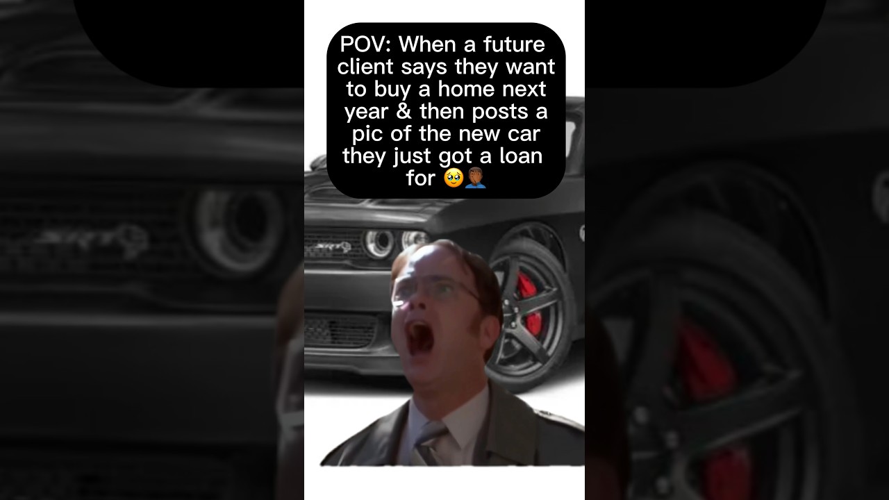 Buy the House Before the Car @just_win_916 #sacramentorealestate #debttoincomeratio #newcar #fha