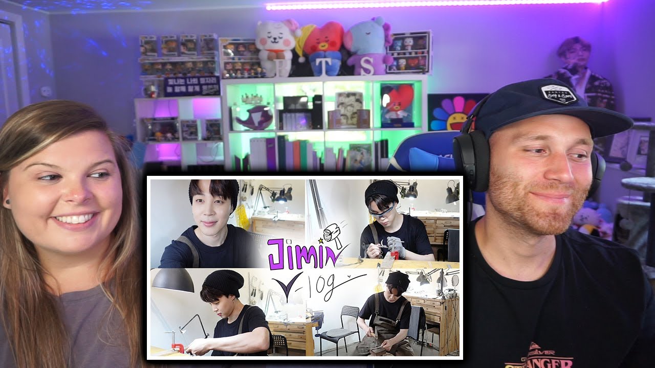 [BTS VLOG] Jimin l 팔찌공방 VLOG | Reaction