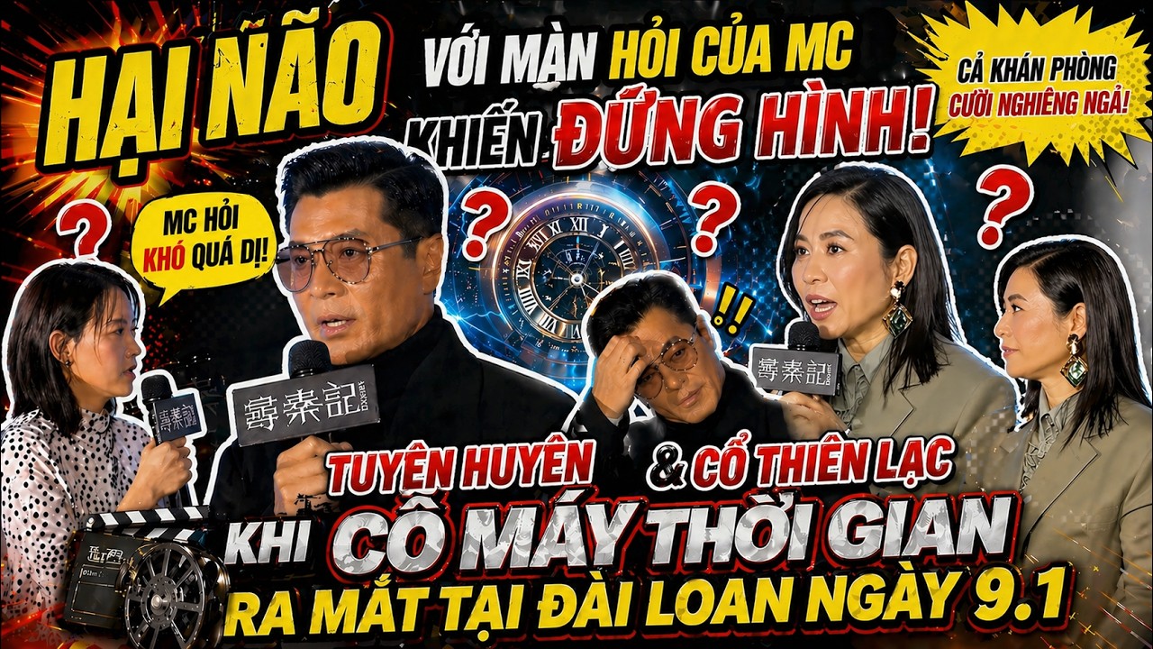 Hại Não Với Màn Hỏi Của MC Khiến Tuyên Huyên & Cổ Thiên Lạc “Đứng Hình” Khi Cỗ Máy Thời Gian Ra Mắt