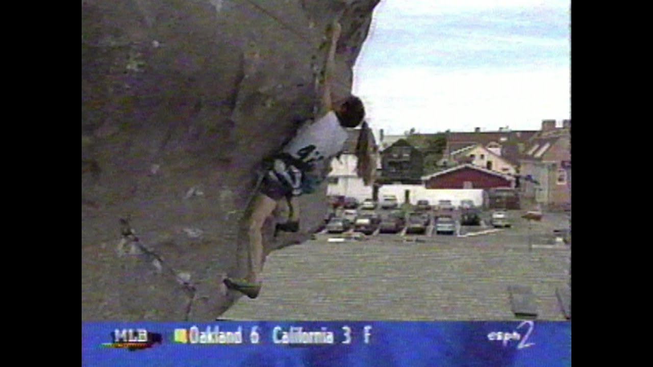 Katie Brown at ESPN2 XGames 1995 Women's Sport Climbing