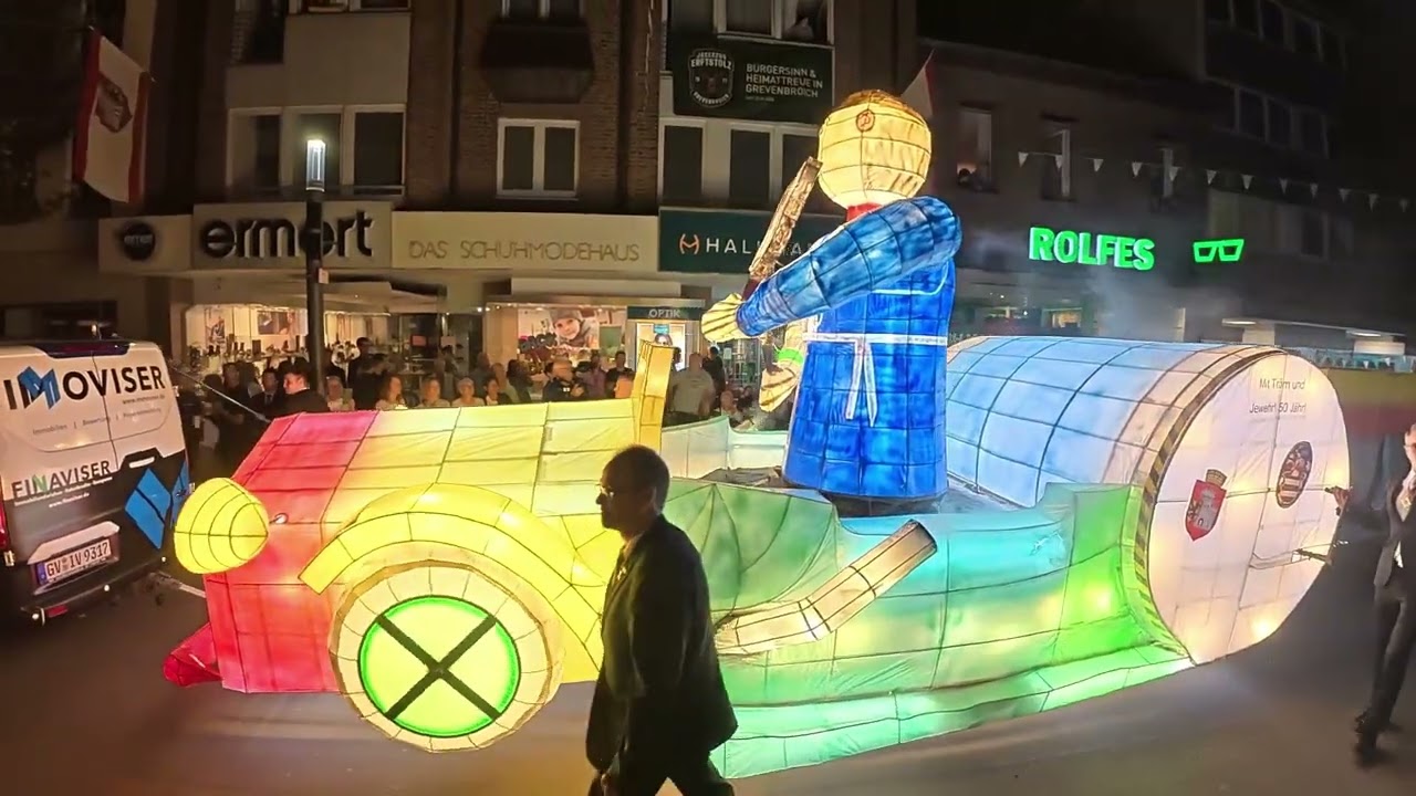 Fackelzug Grevenbroich Stadtmitte 2025