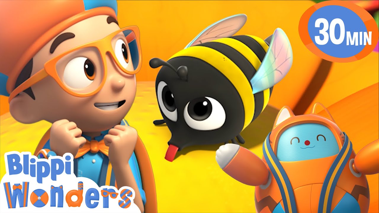 Blippi Learns How To Make Honey! | Blippi Wonders Educational Videos for Kids