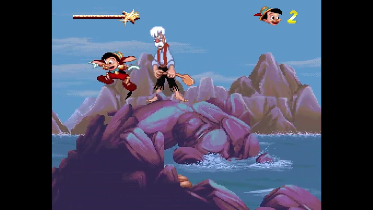 Pinocchio - (SNES) - Hard Mode - All Bosses No Damage