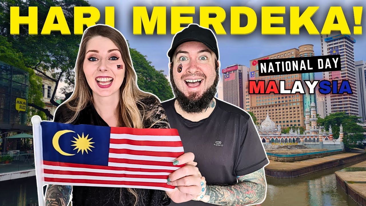 Foreigners celebrate MALAYSIAN INDEPENDENCE DAY in Kuala Lumpur 🇲🇾 2025