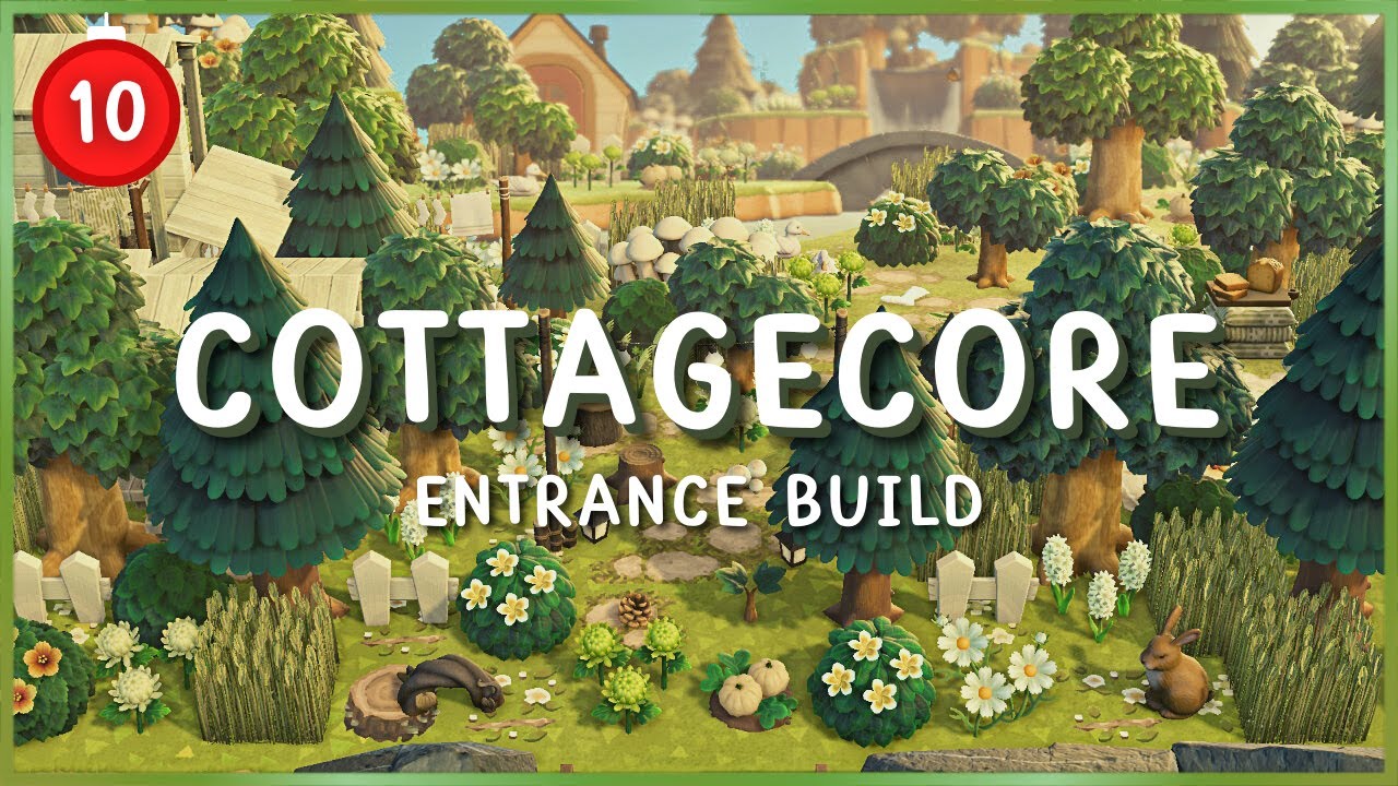 Overgrown Cottagecore Entrance // ACNH ADVENT CALENDAR - Day 10 